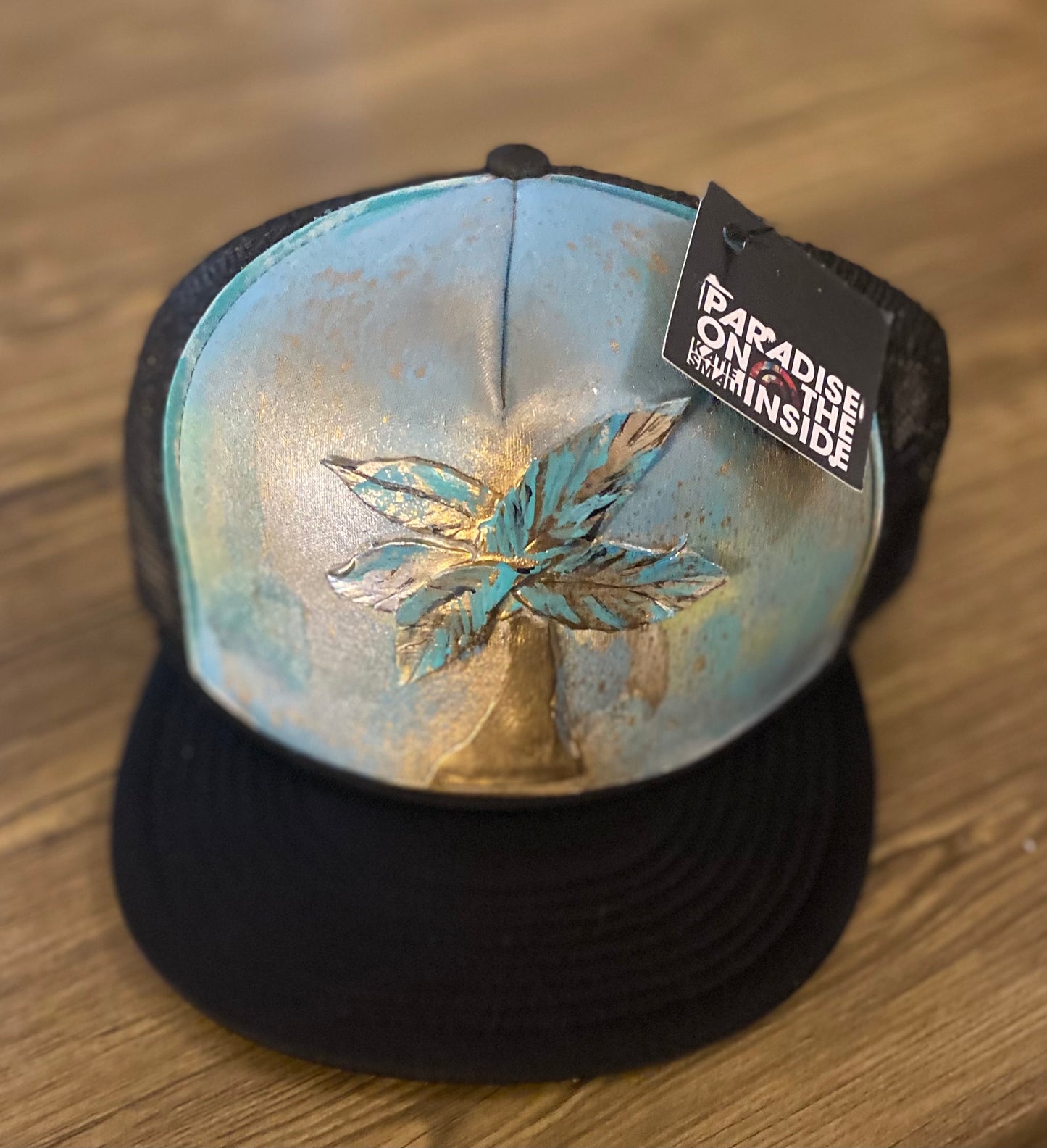 "Flourish" Flat-bill trucker
