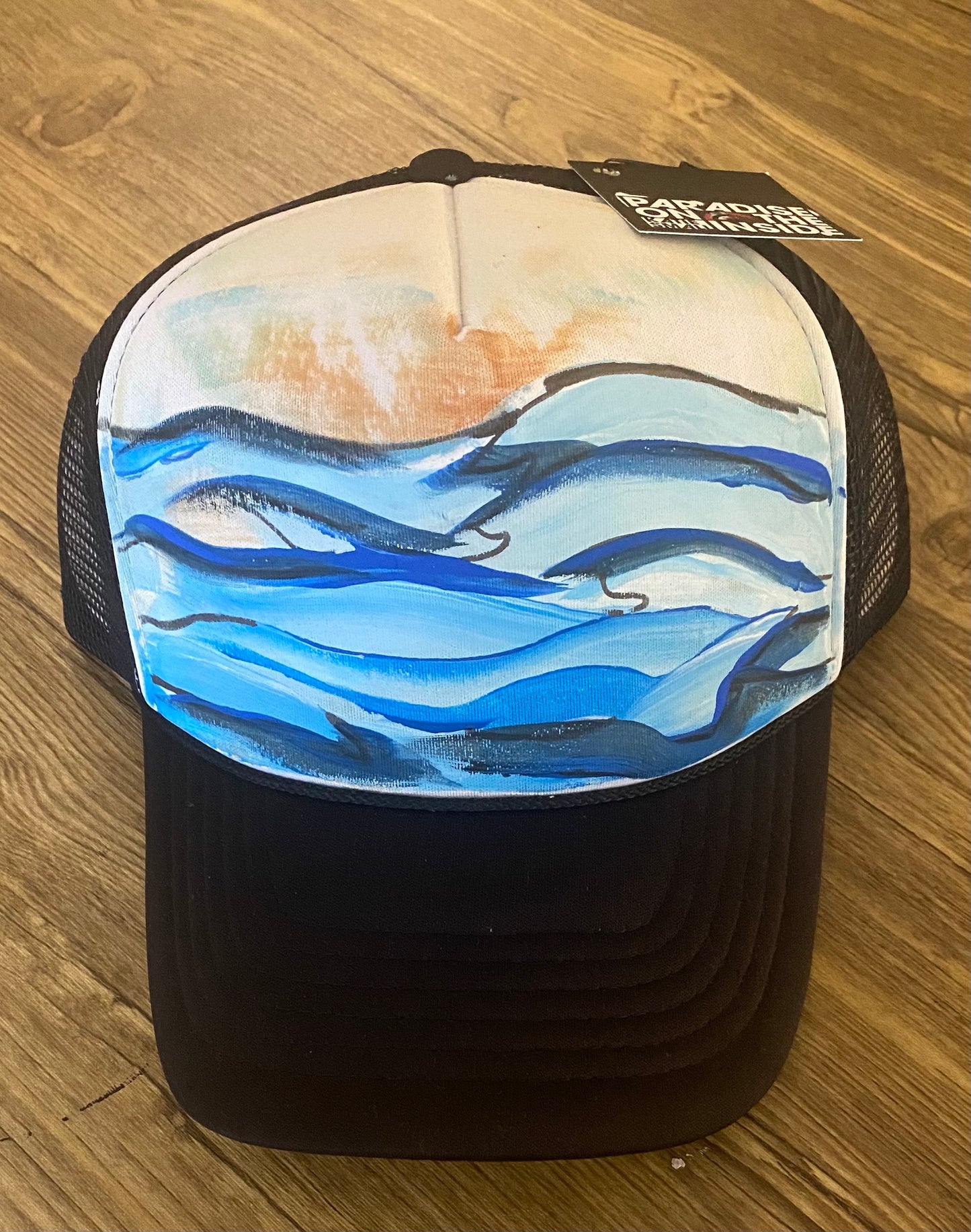 "Washed in His Word" Curved bill trucker