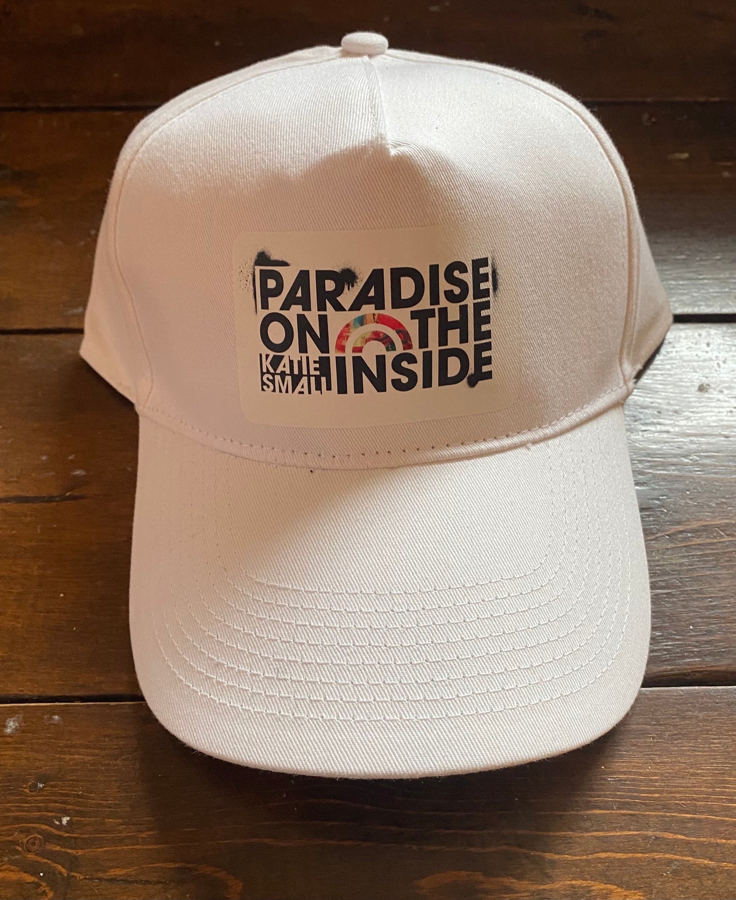 White Youth Logo Trucker