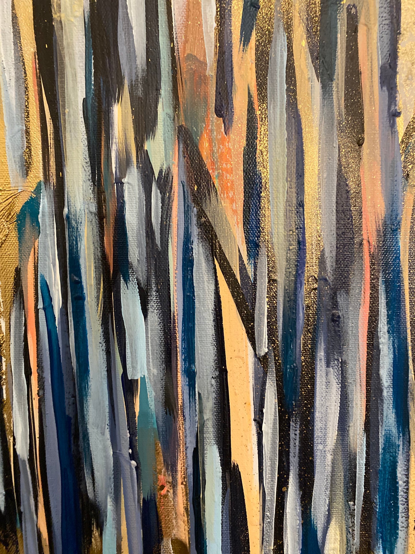 "Creative Solutions" mixed media on canvas triptych (dimensions available upon request)
