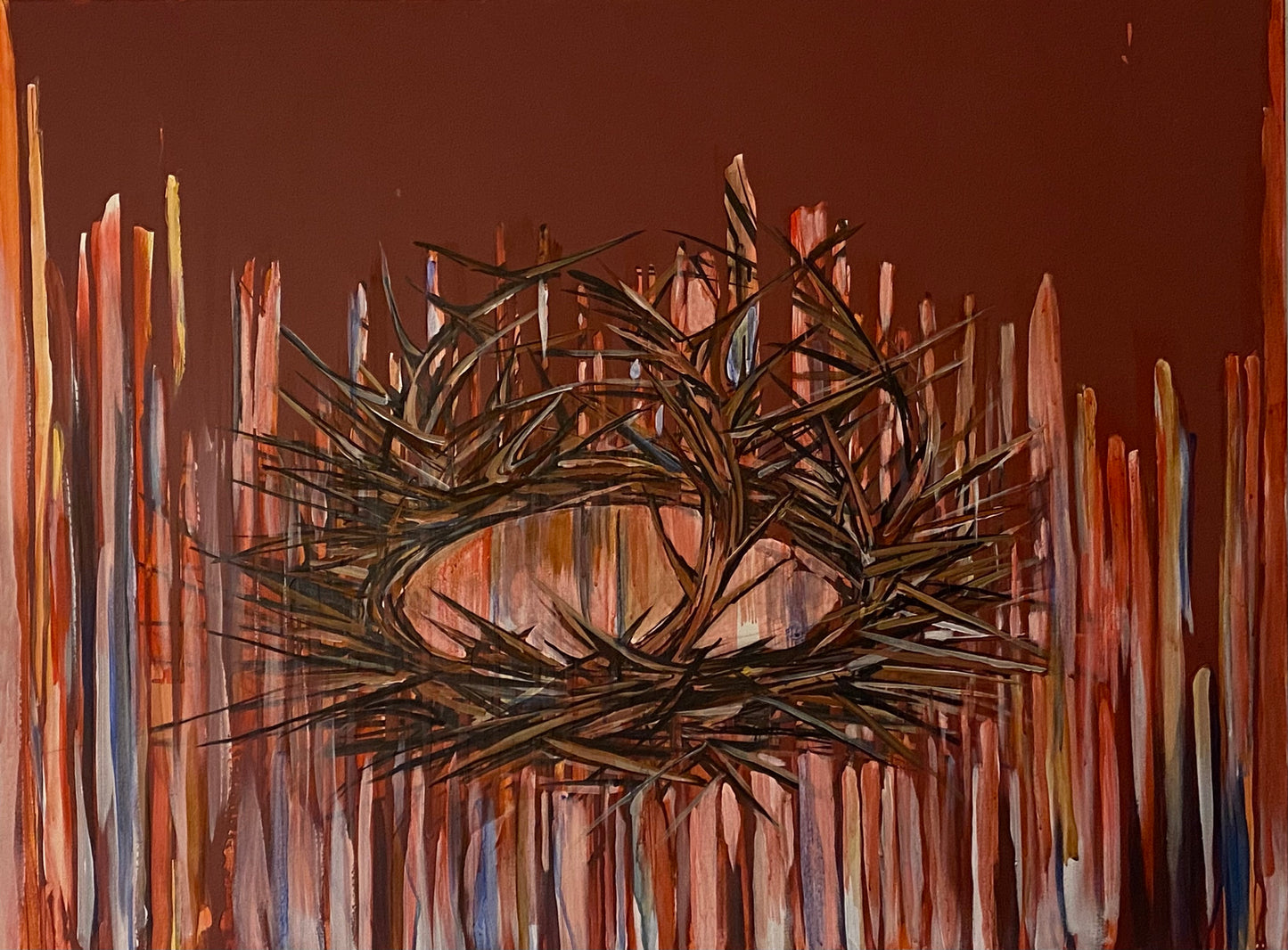 "Crown of Thorns" (30x40in gallery wrapped canvas)