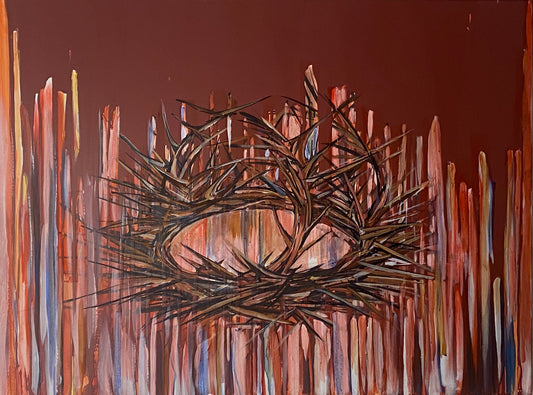 "Crown of Thorns" (30x40in gallery wrapped canvas)