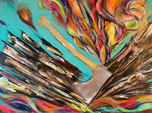 Liberator of Creativity (30x40in Gallery-wrapped canvas)