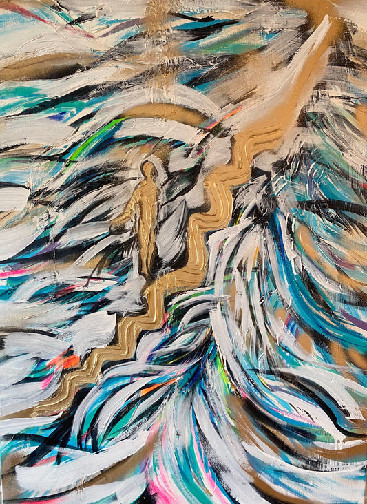 "Ever-Ascending Intimacy, Psalm 91" (3ft x 4ft)