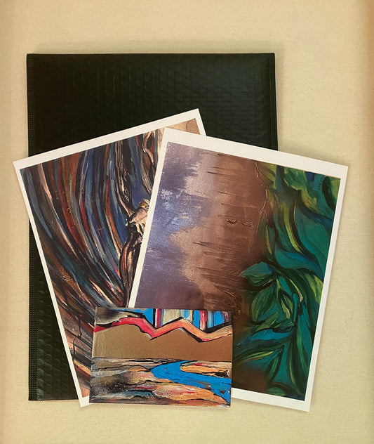 "The Inside" Print of the Month: Tier 2: Two 8x10in on matte white paper