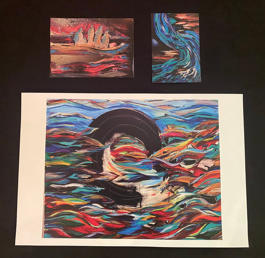 "The Inside" Print of the Month: Tier 3: 11x14in & 5x7in on matte white paper