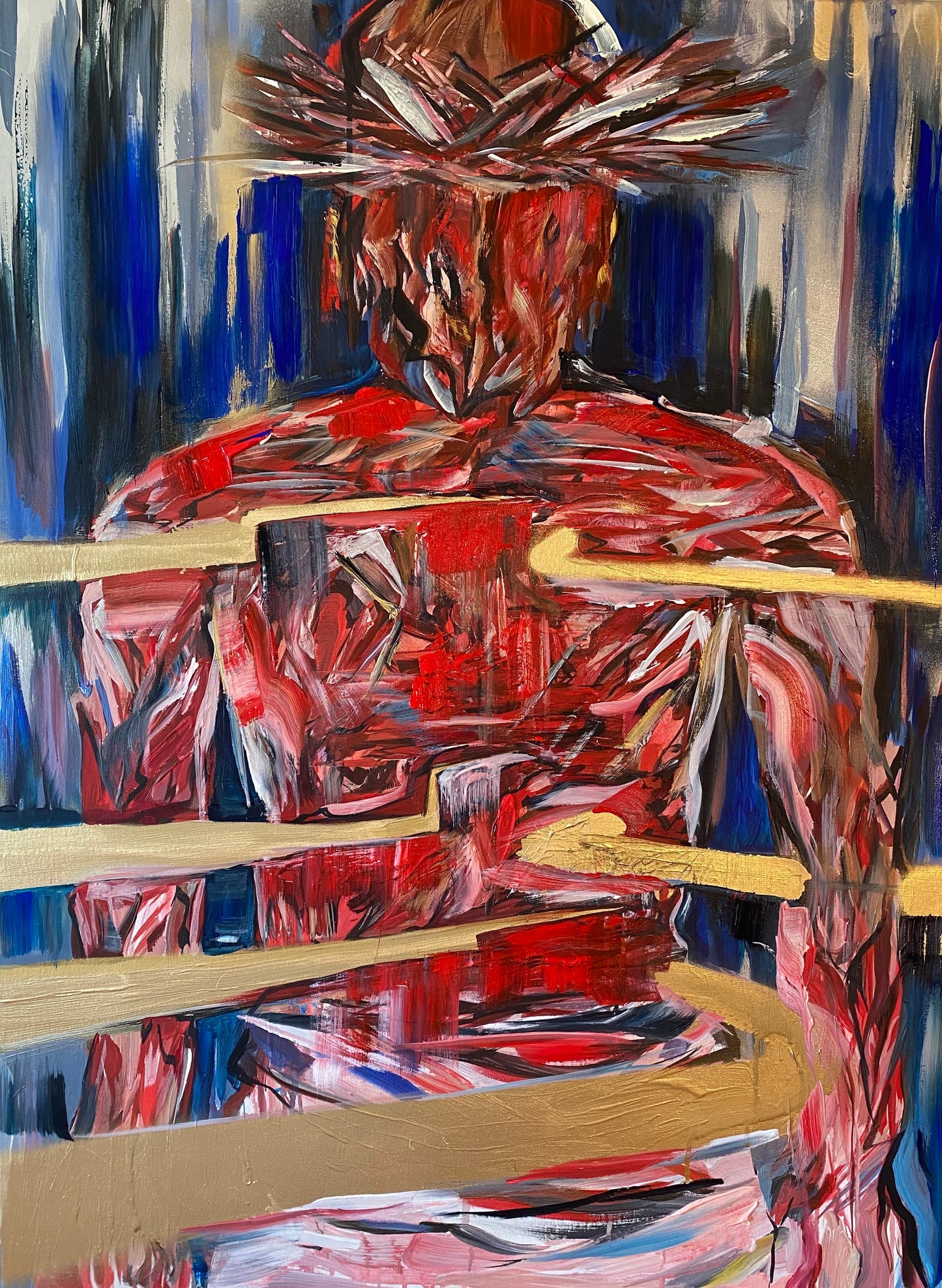 "Way through His wounds" (30 x 40 in)