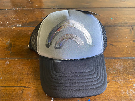 "Arc over purpose" youth, adjustable trucker